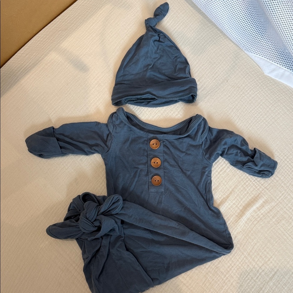 Caden Lane Blue Kids Matching Set
